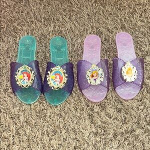 Kids Princess Slide High Heels dress up play - Purple and Teal